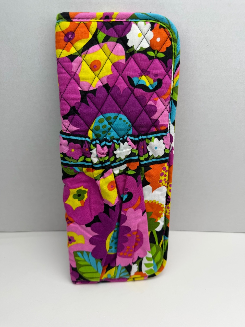 Vera Bradley Straighten Up & Curl Curling Iron Cover Travel Case Bag VA VA BLOOM